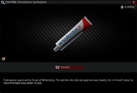 Ortodontox toothpaste - Tarkov Database