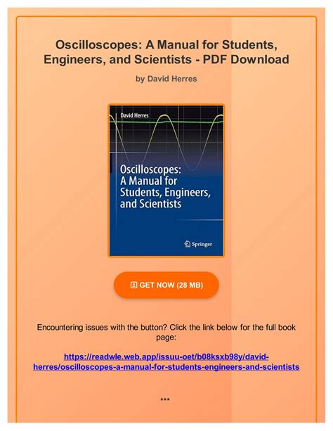 Oscilloscopes: A Manual For Students Engineers And Scientists