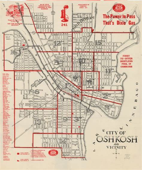 Oshkosh Zip Code Map