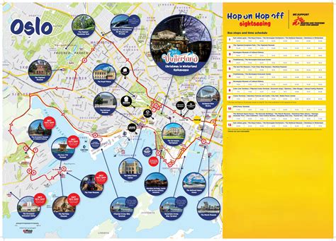 Oslo Hop On Hop Off Tour Map