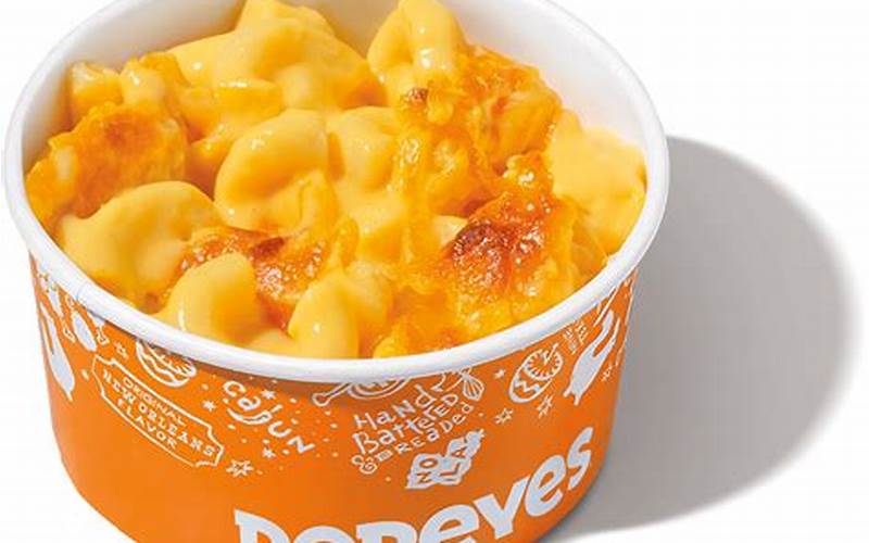 Other Nutritional Information About Popeyes' Macaroni And Cheese