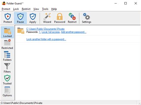 Other Third-Party Software To Password Protect Folders