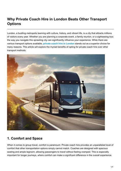 Other Transport Tour Options