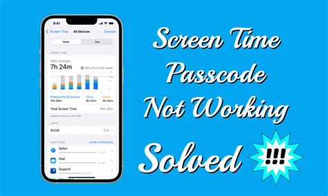 Other methods you can try to disable the screen time passcode (may not work)