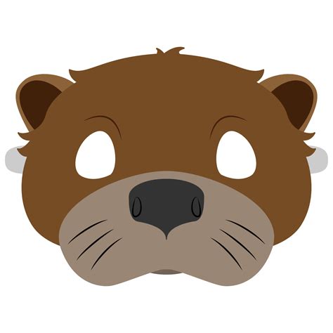 Otter Mask Template
