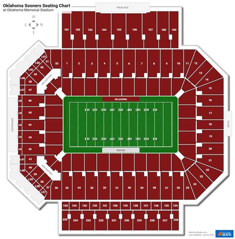 Ou Football Seating Chart With Rows