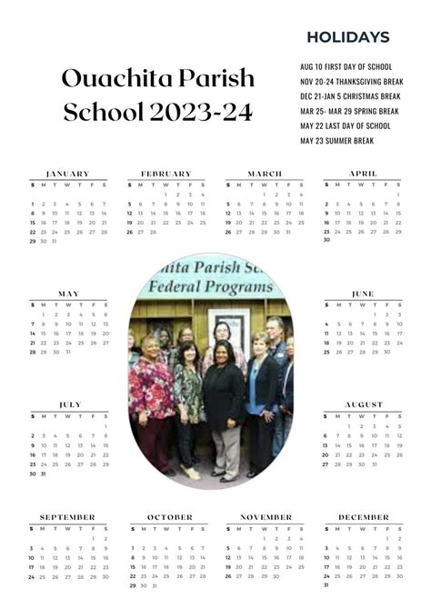Ouachita Parish 20222023 School Calendar