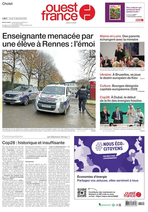 Ouest France Cholet