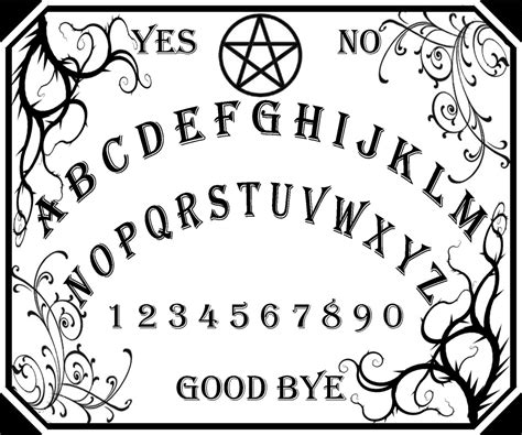 Ouija Board Printable