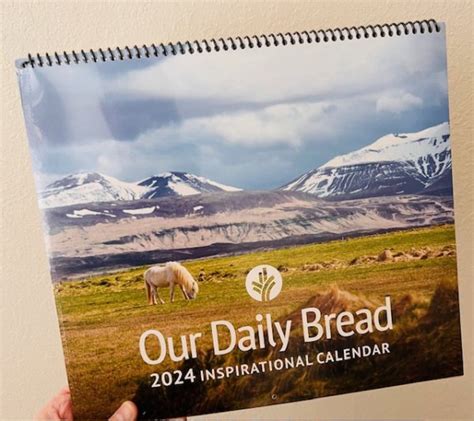 Our Daily Bread Calendar 2024 Free