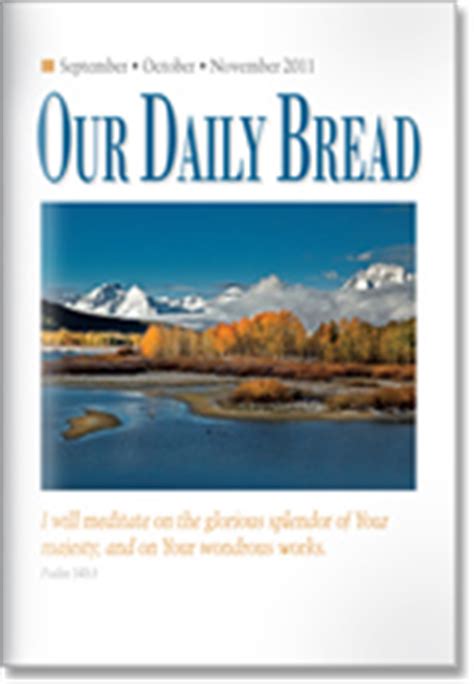 Our Daily Bread Large Print