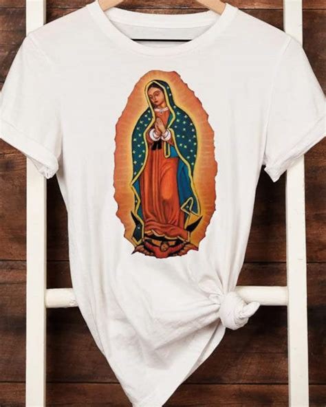 Stylish Our Lady Of Guadalupe T-Shirt - Celebrate Your Faith Today!