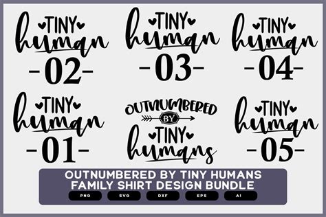 Download Out Numbered by Tiny Humans Family Design DXF Files