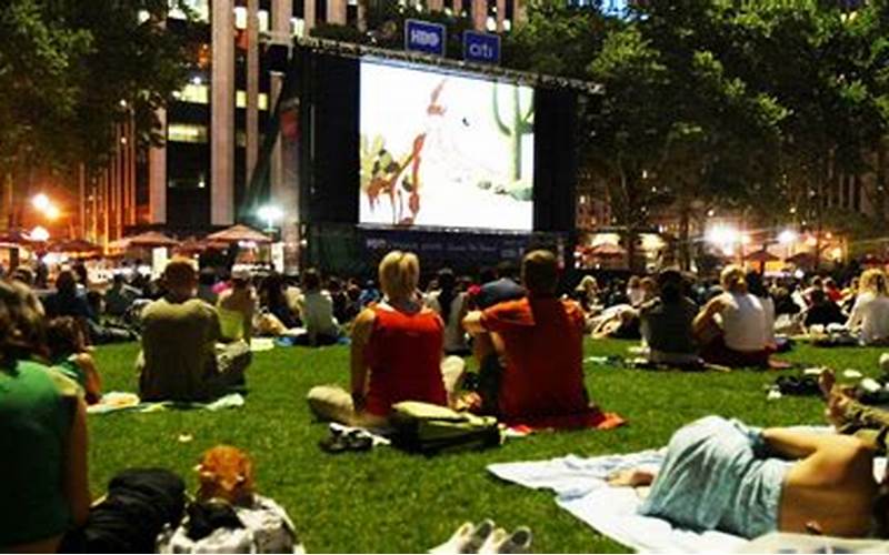 Outdoor Movie Screening Snacks And Drinks