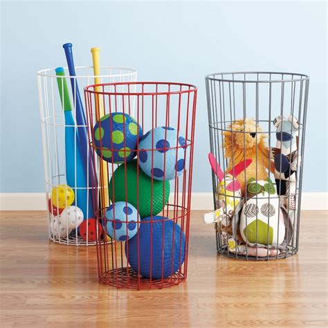Flea Market Wire Ball Bins Outdoor toy storage, Kids