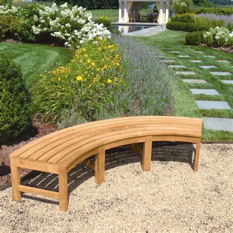 Outdoor Curved Bench