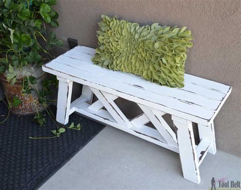 Outdoor Farmhouse Bench