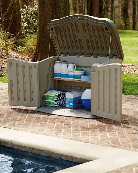 Putdoor Pool Storage outdoor pool storage for towels Pool towel storage, Pool Cameron