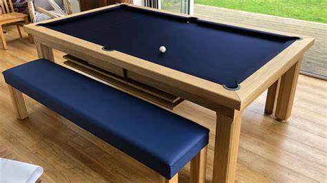 Outdoor Pool Table With Benches