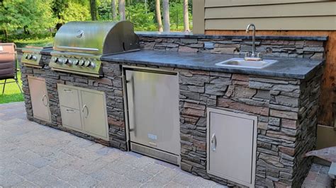 Outdoor Stone Kitchen