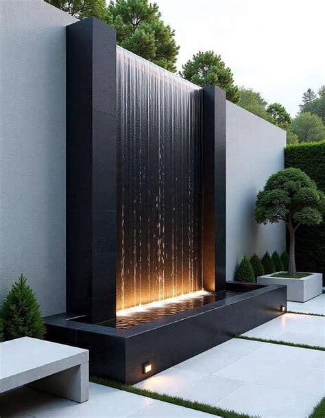 Outdoor Vertical Fountains