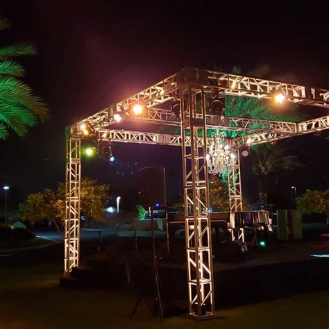 Outdoor event space lighting solutions