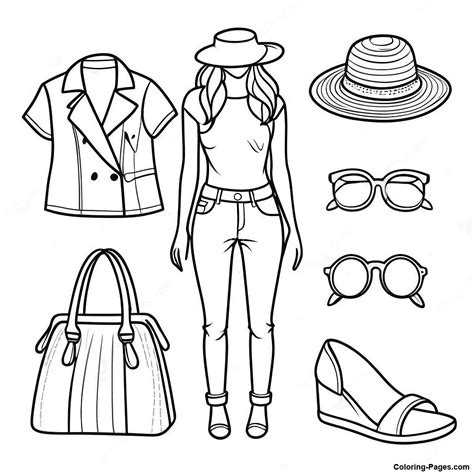 Outfit Coloring Pages