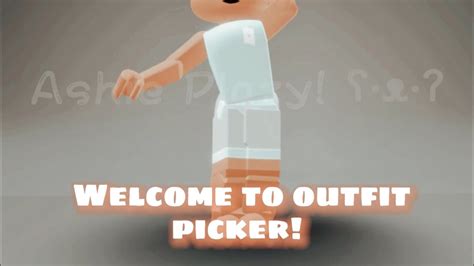 Outfit Picker - Roblox