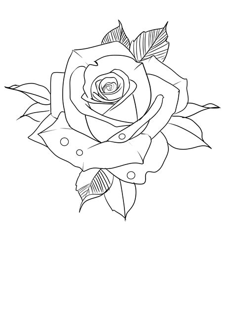 rose stencil tattoo Roze by thingthatcandoit Drawings