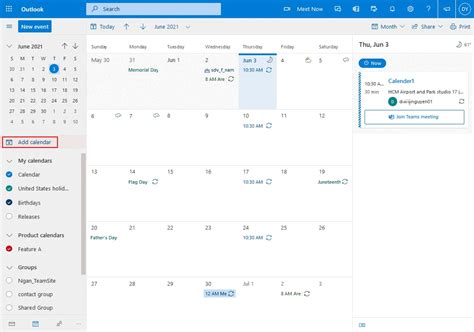 Outlook Calendar In Sharepoint