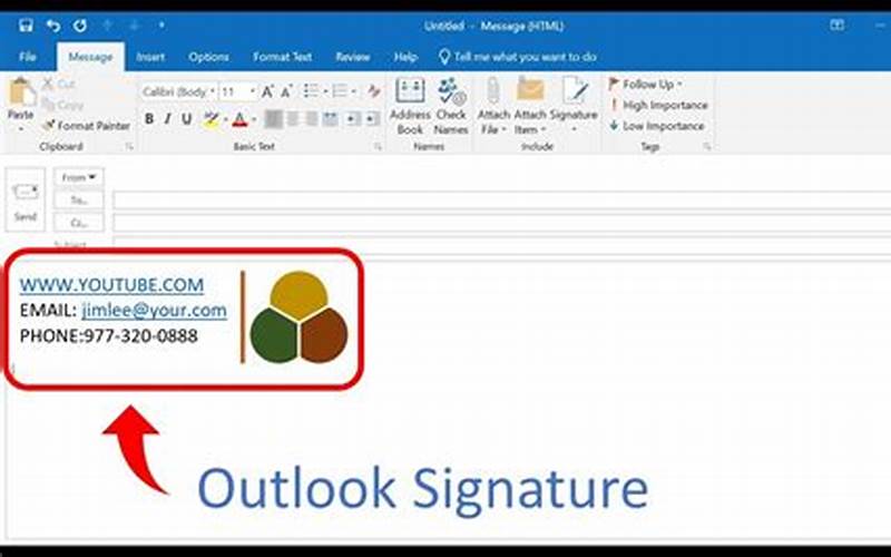 Outlook Signature Image