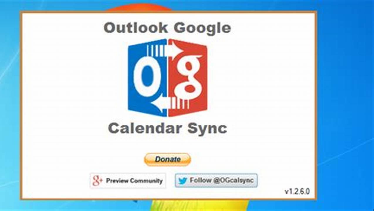 Outlook To Google Calendar Sync Download