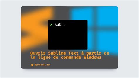 Ouvrir Sublime Text En Ligne De Commande Windows AUTOMASITES