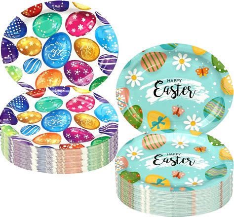 Oval Easter Paper Plates