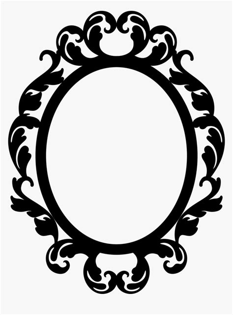 Elevate Your Design Game with Mesmerizing Oval Frame SVG - Perfect for Any Aesthetic!
