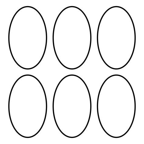 Oval Templates To Print