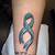 Ovarian Cancer Ribbon Tattoos