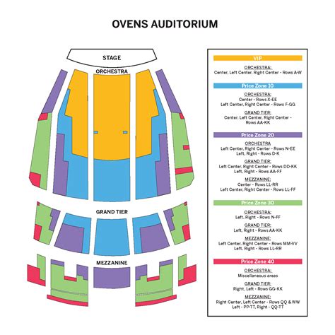 Oven Auditorium Seating Chart
