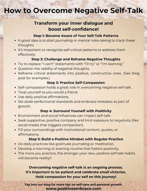 Overcome Negative Self-Talk