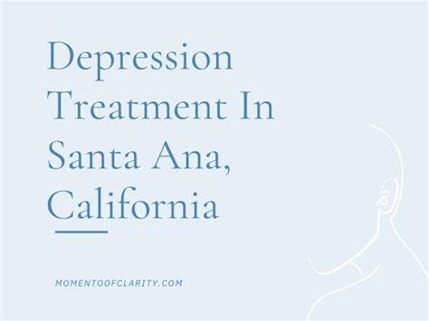 Overcoming Depression in Santa Ana