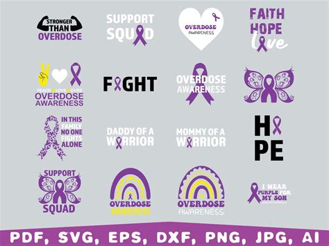 Download Overdose Awareness Svg Cut Files