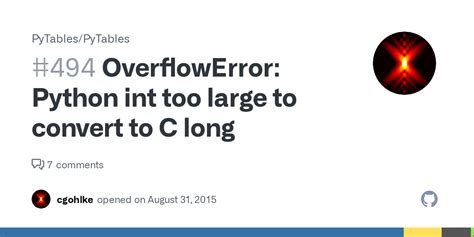 th?q=Overflowerror%3A%20Python%20Int%20Too%20Large%20To%20Convert%20To%20C%20Long%20On%20Windows%20But%20Not%20Mac - Fixing OverflowError on Windows: Python int too large to convert
