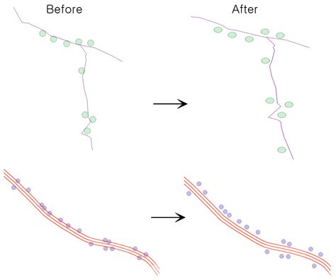 Overlapping features