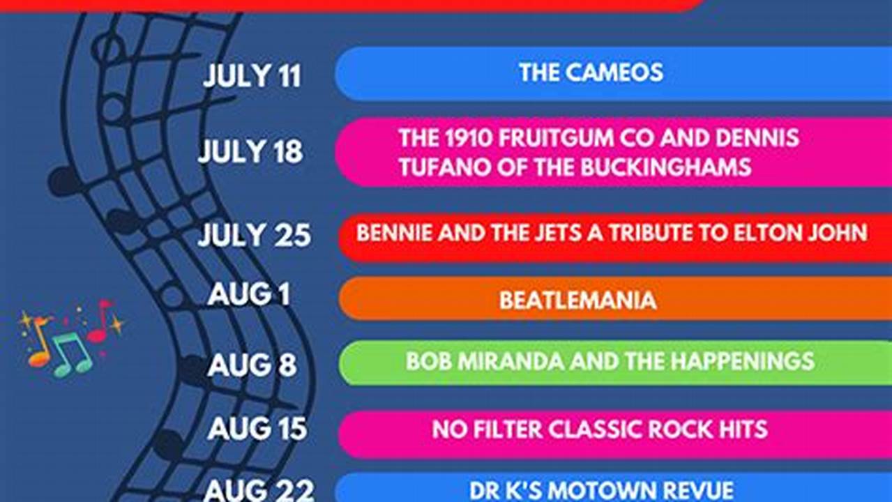 Overpeck Park Summer Concerts 2024