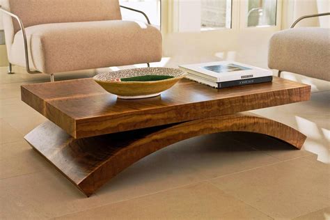 Oversized Wood Coffee Table