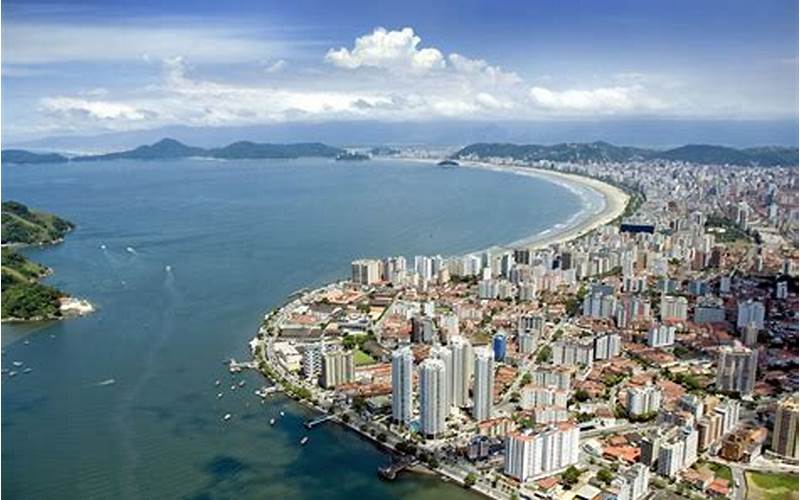 Overview Of Santos, Brazil