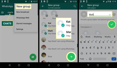 Overview of Whatsapp Groups and Merging