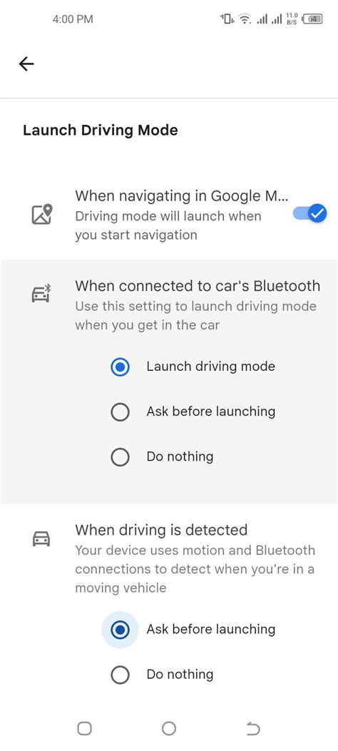 Overview of Google Assistant Driving Mode