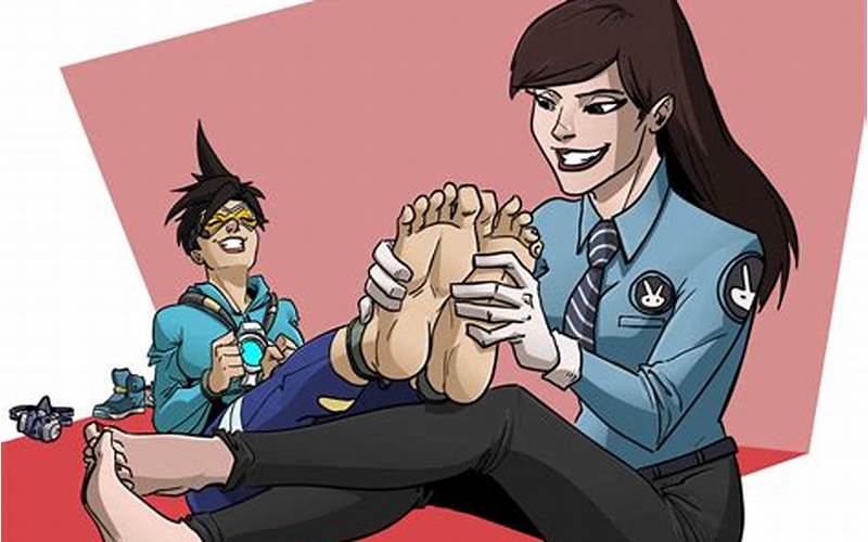 Overwatch Tracer And D.Va Tickled
