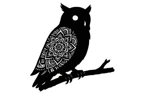Download Owl Mandala SVG File - SVG Design Cut Files